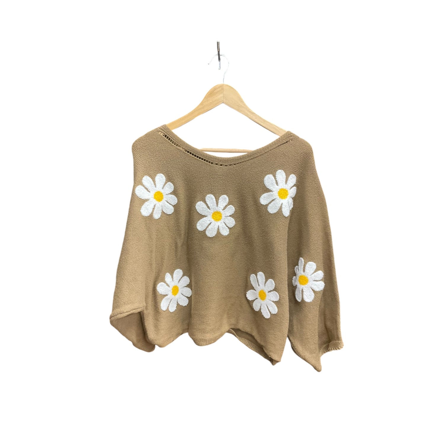 Sweater By Bibi In Brown, Size: S