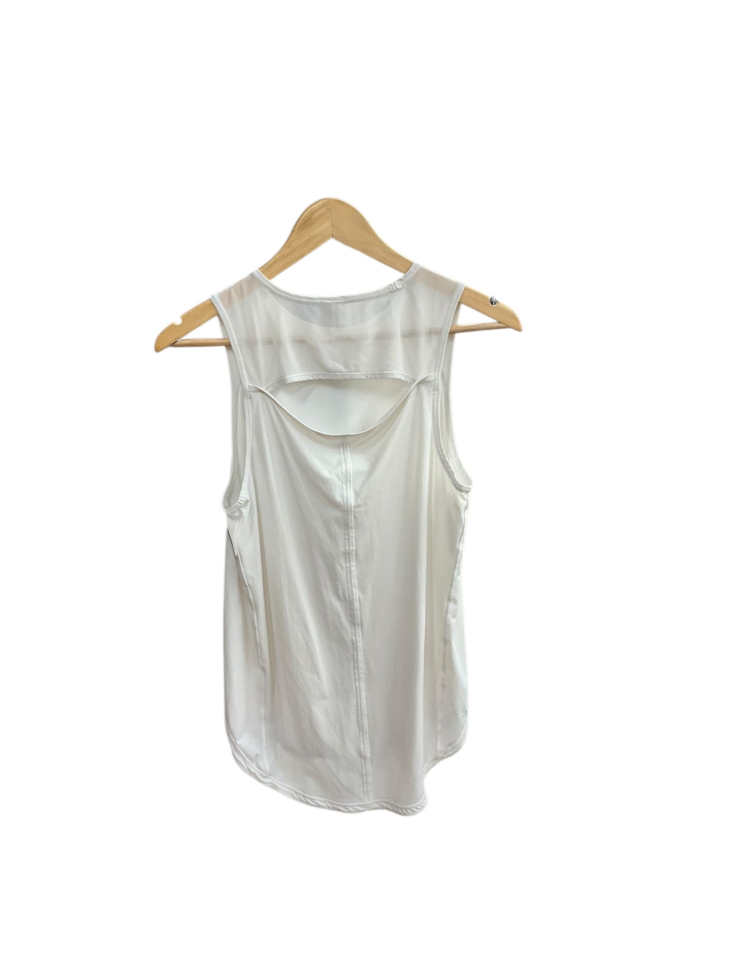 Athletic Tank Top By Lululemon In White, Size: M