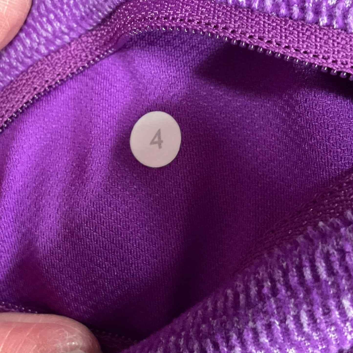 Athletic Leggings By Lululemon In Purple, Size: 4