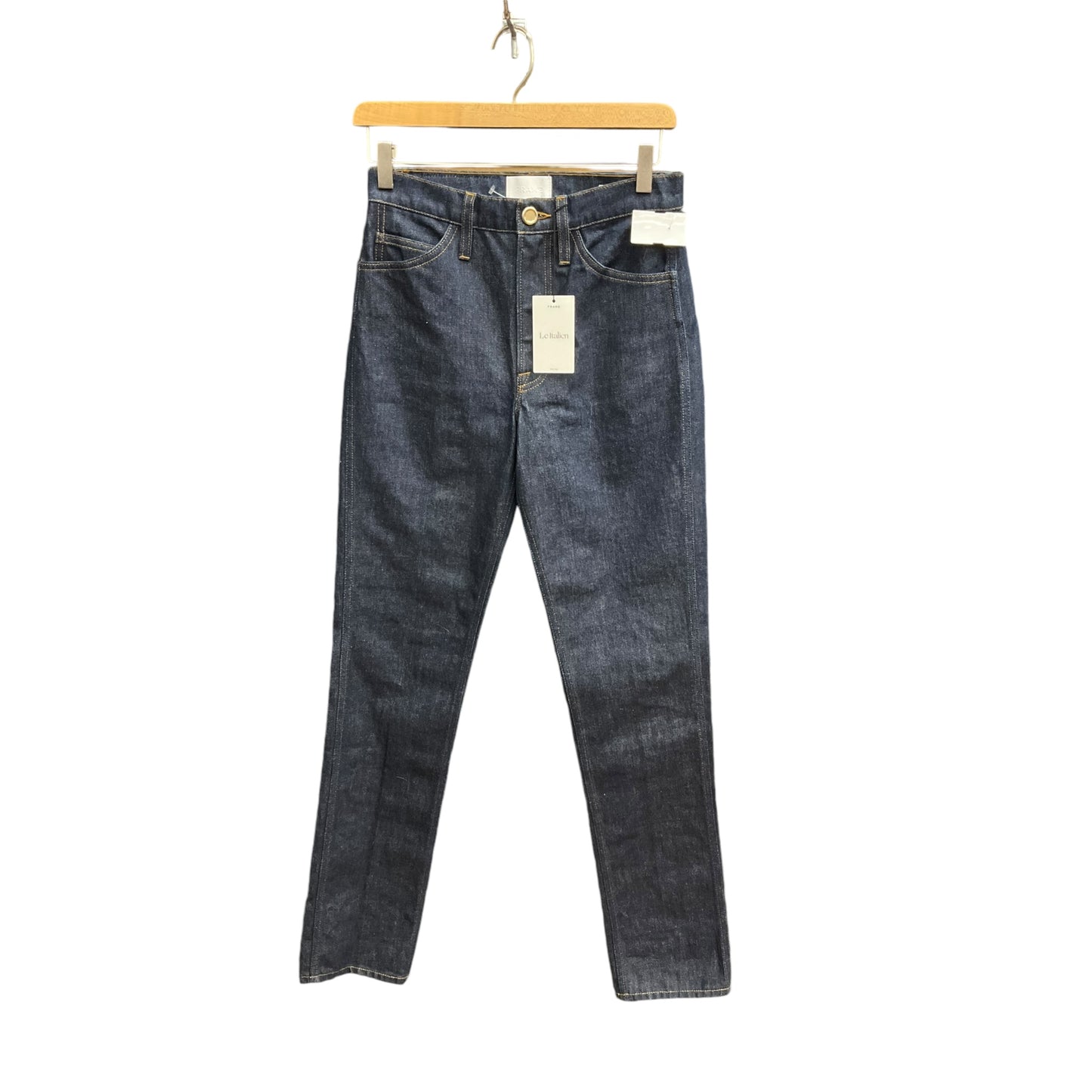 Jeans Straight By Frame In Blue Denim, Size: 0