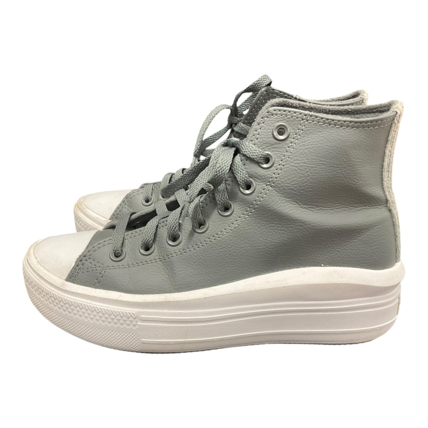 Shoes Sneakers Platform By Converse In Grey, Size: 9