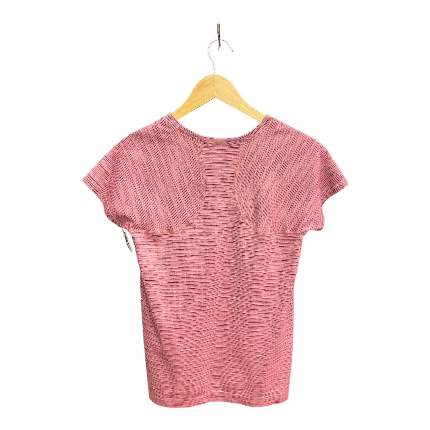 Athletic Top Short Sleeve By Athleta In Pink, Size: M