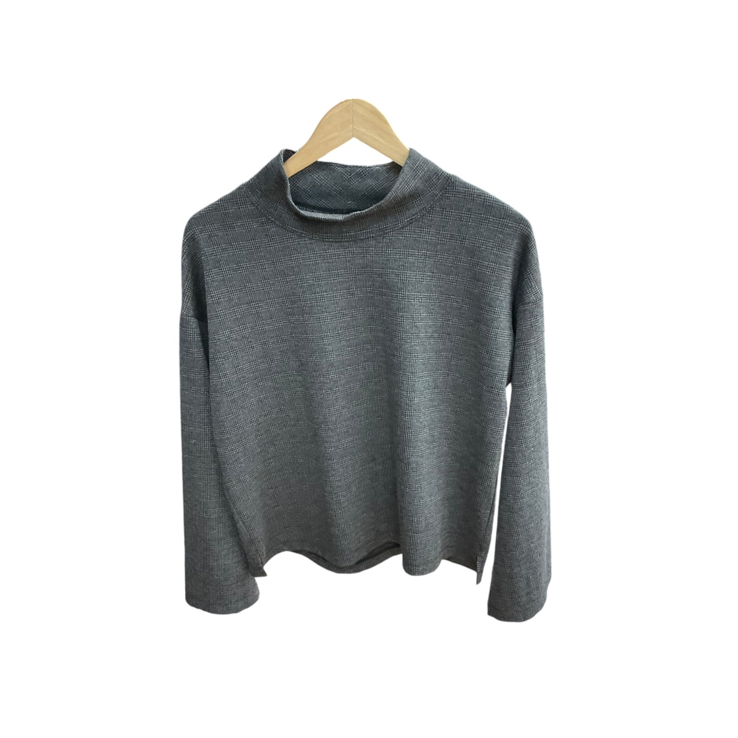 Top Long Sleeve By Madewell In Grey, Size: M