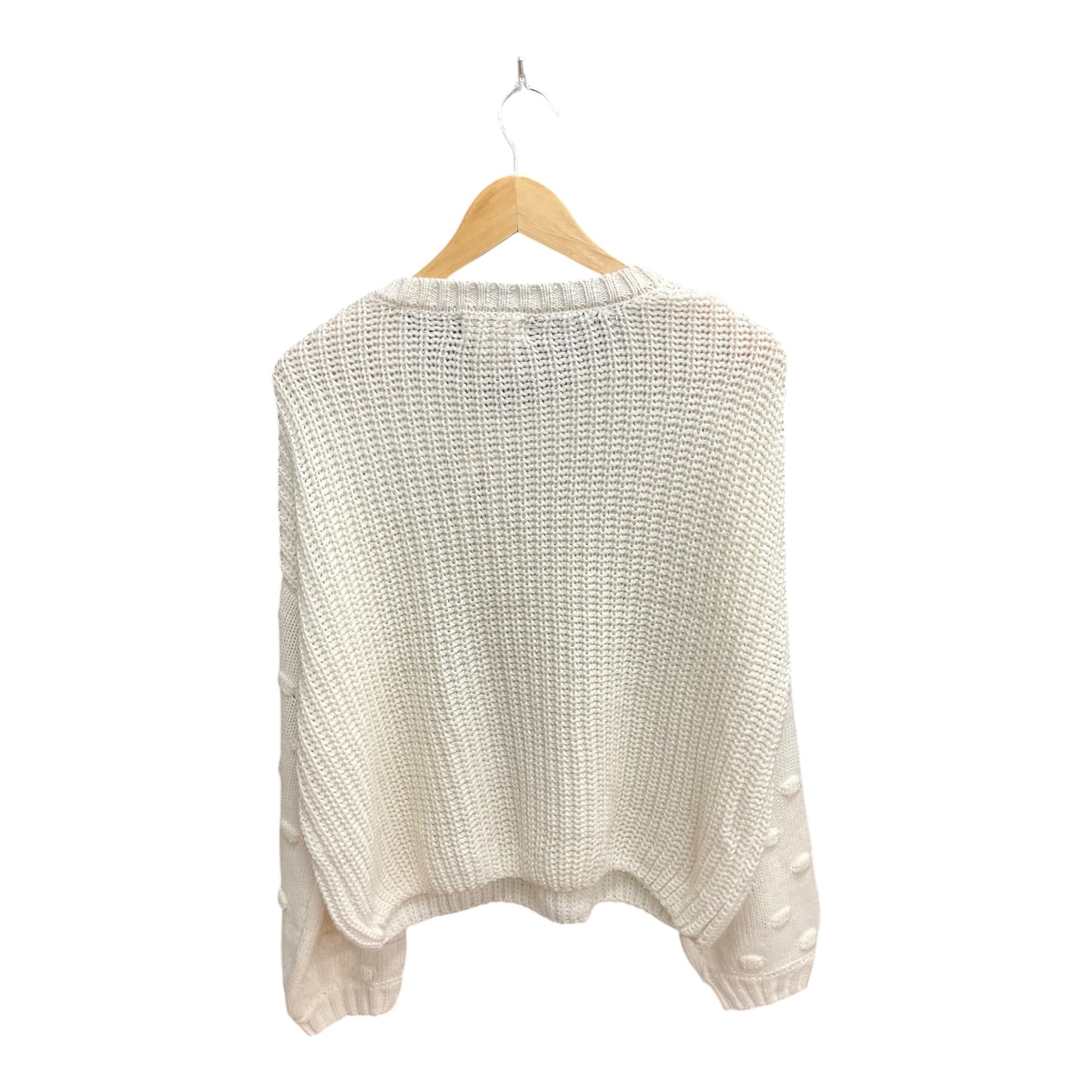 Sweater By Jessica Simpson In White, Size: Xl