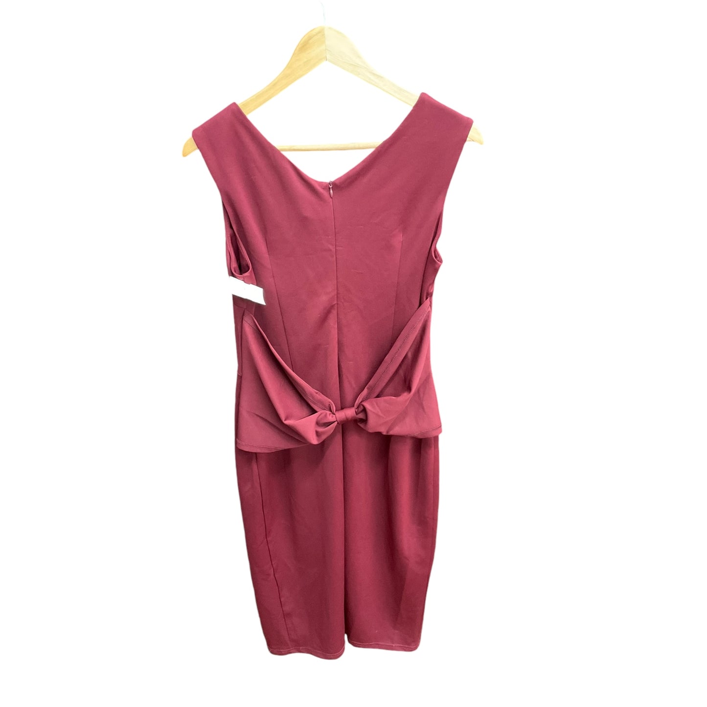 Dress Casual Midi By Clothes Mentor In Red, Size: L