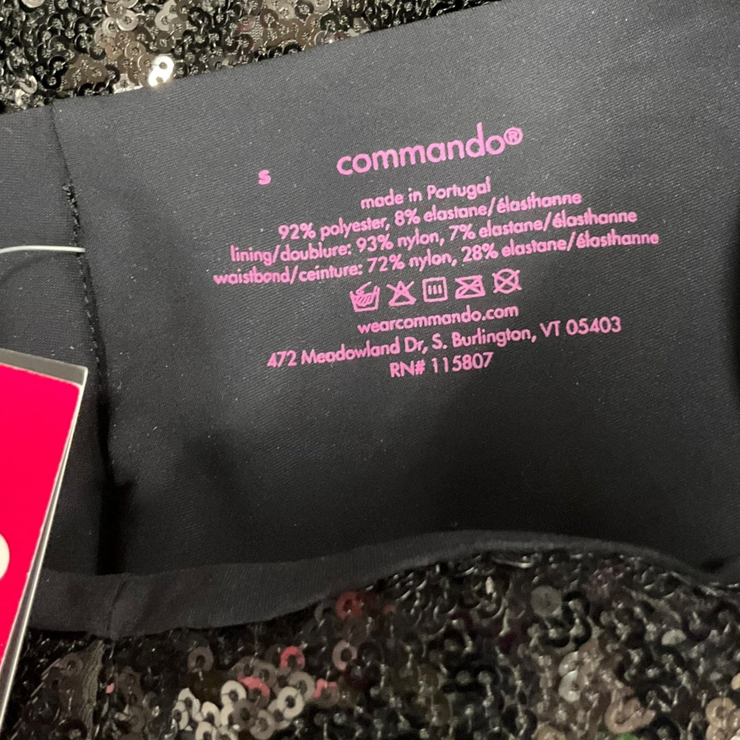 Pants Leggings By Commando In Black, Size: S