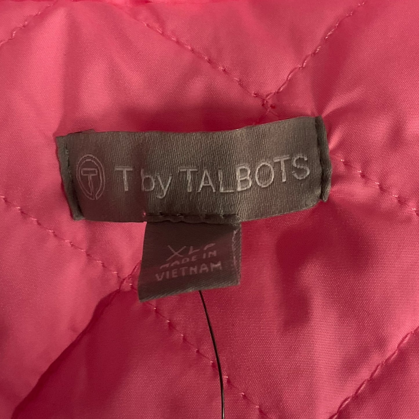 Vest Puffer & Quilted By Talbots In Pink, Size: Xlp