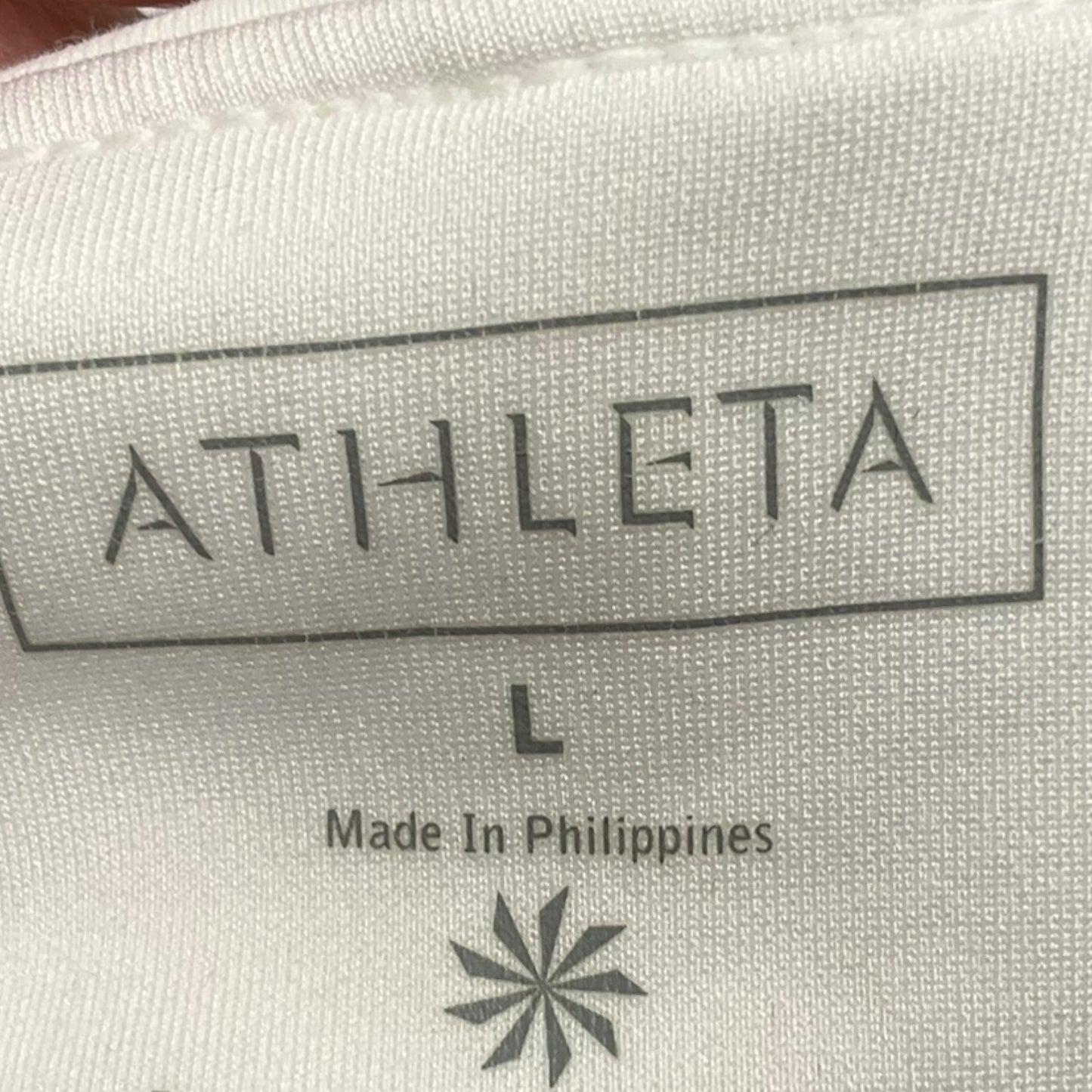 Athletic Tank Top By Athleta In White, Size: L