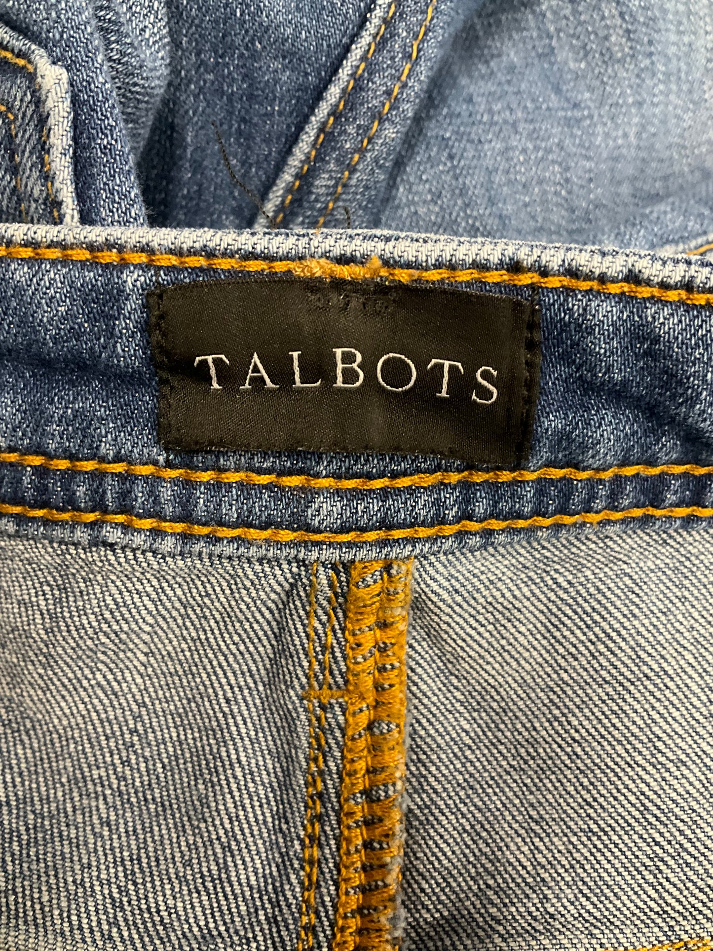 Jeans Cropped By Talbots In Blue Denim, Size: 16