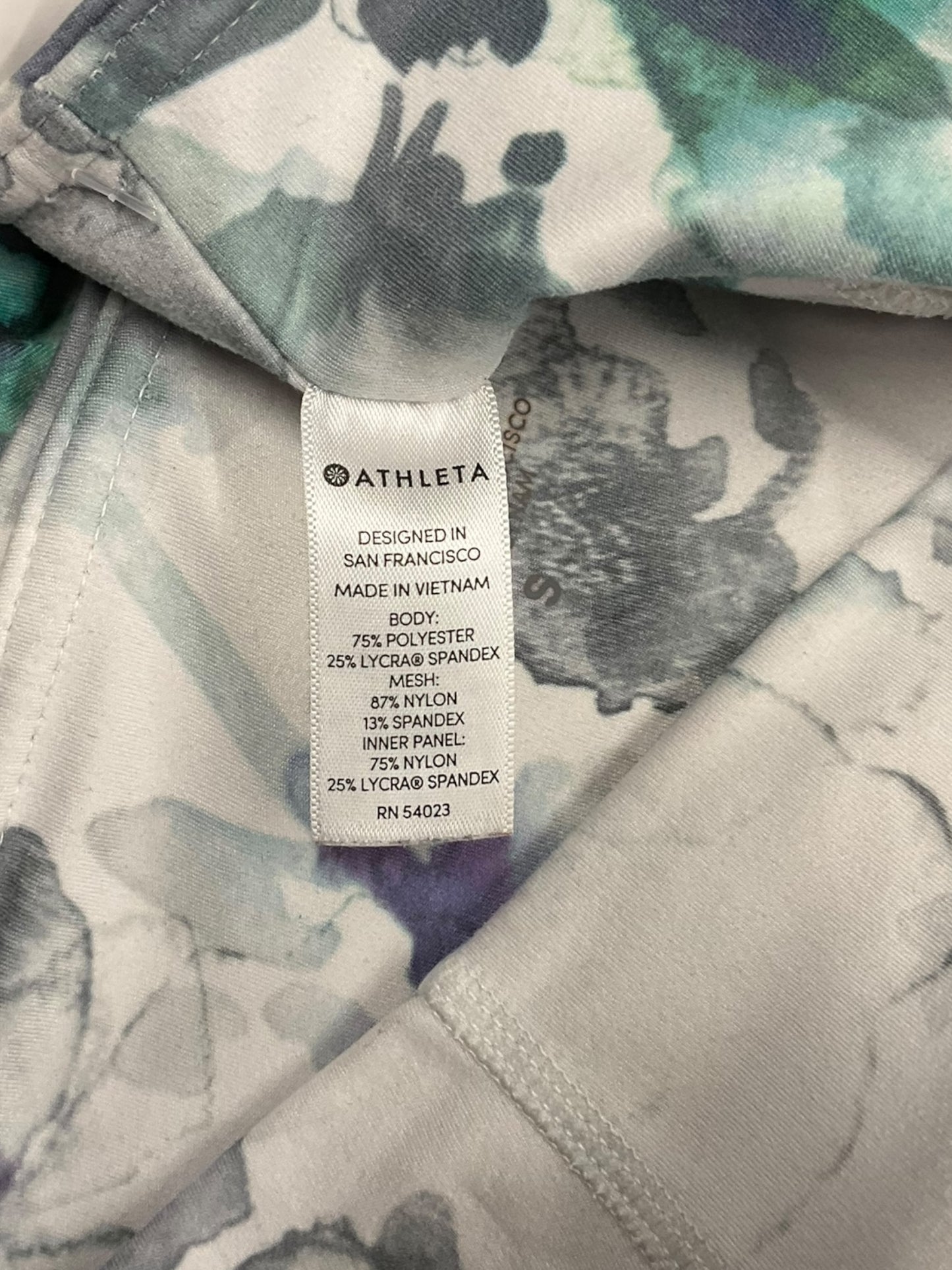 Athletic Leggings By Athleta In Multi-colored, Size: S