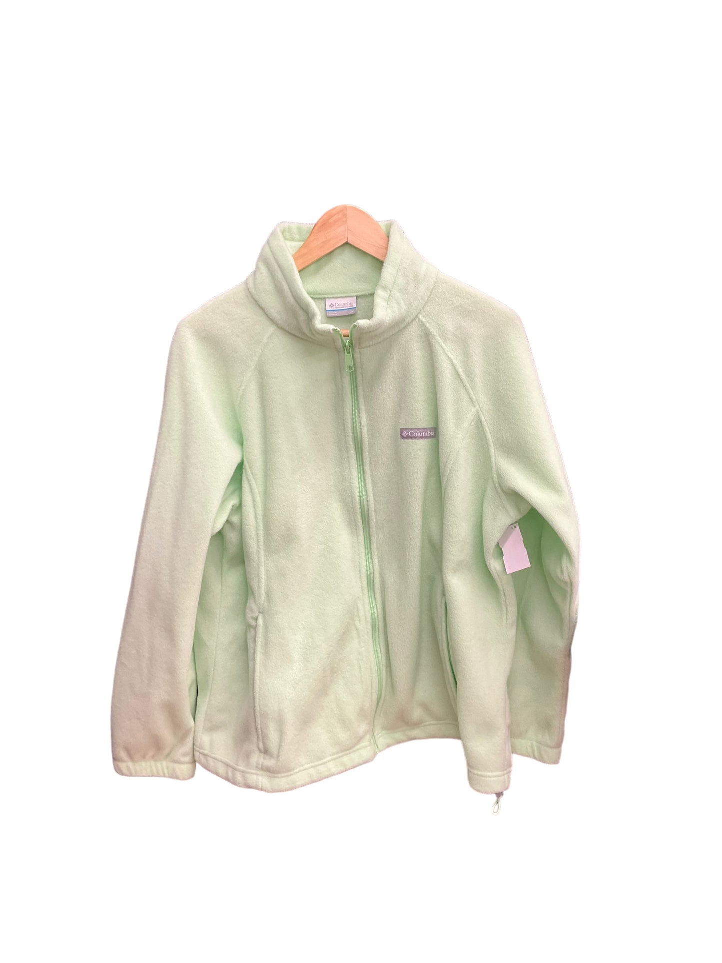 Jacket Fleece By Columbia In Green, Size: 2x