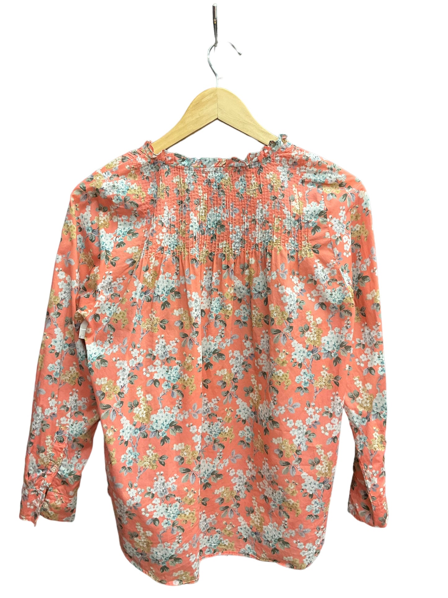 Floral Print Top Long Sleeve J. Crew, Size Xs