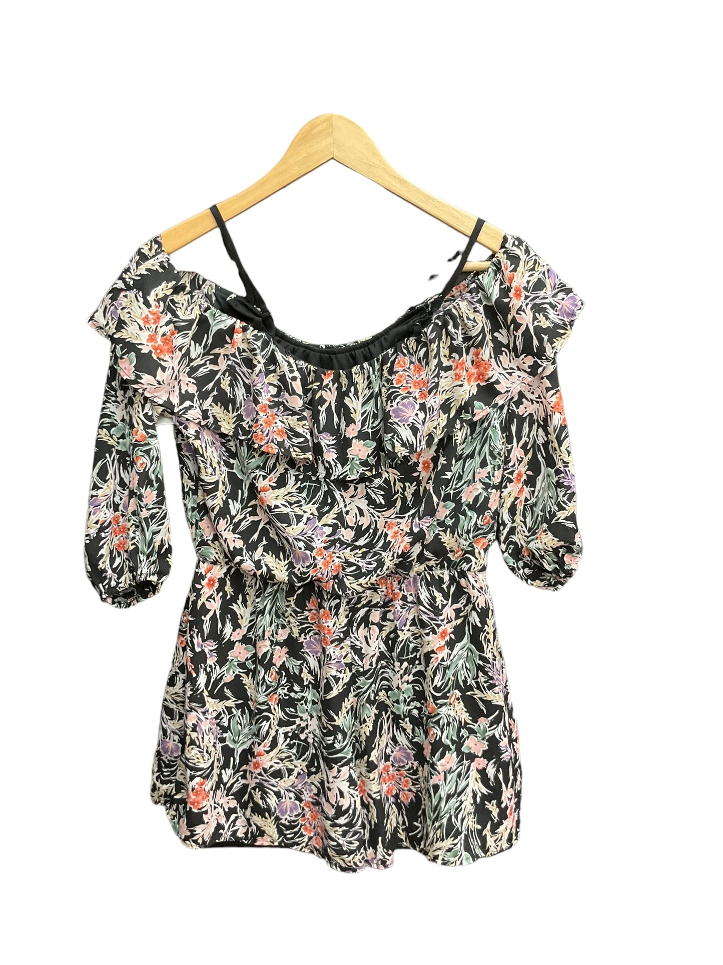 Floral Print Romper As U Wish, Size M