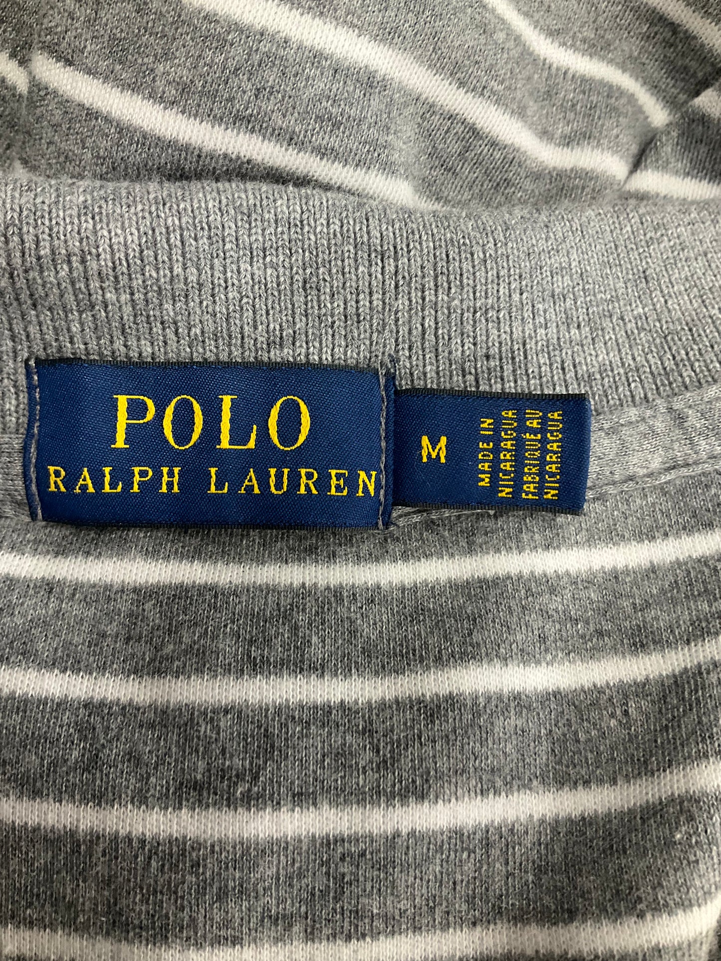 Striped Pattern Dress Casual Midi Polo Ralph Lauren, Size M