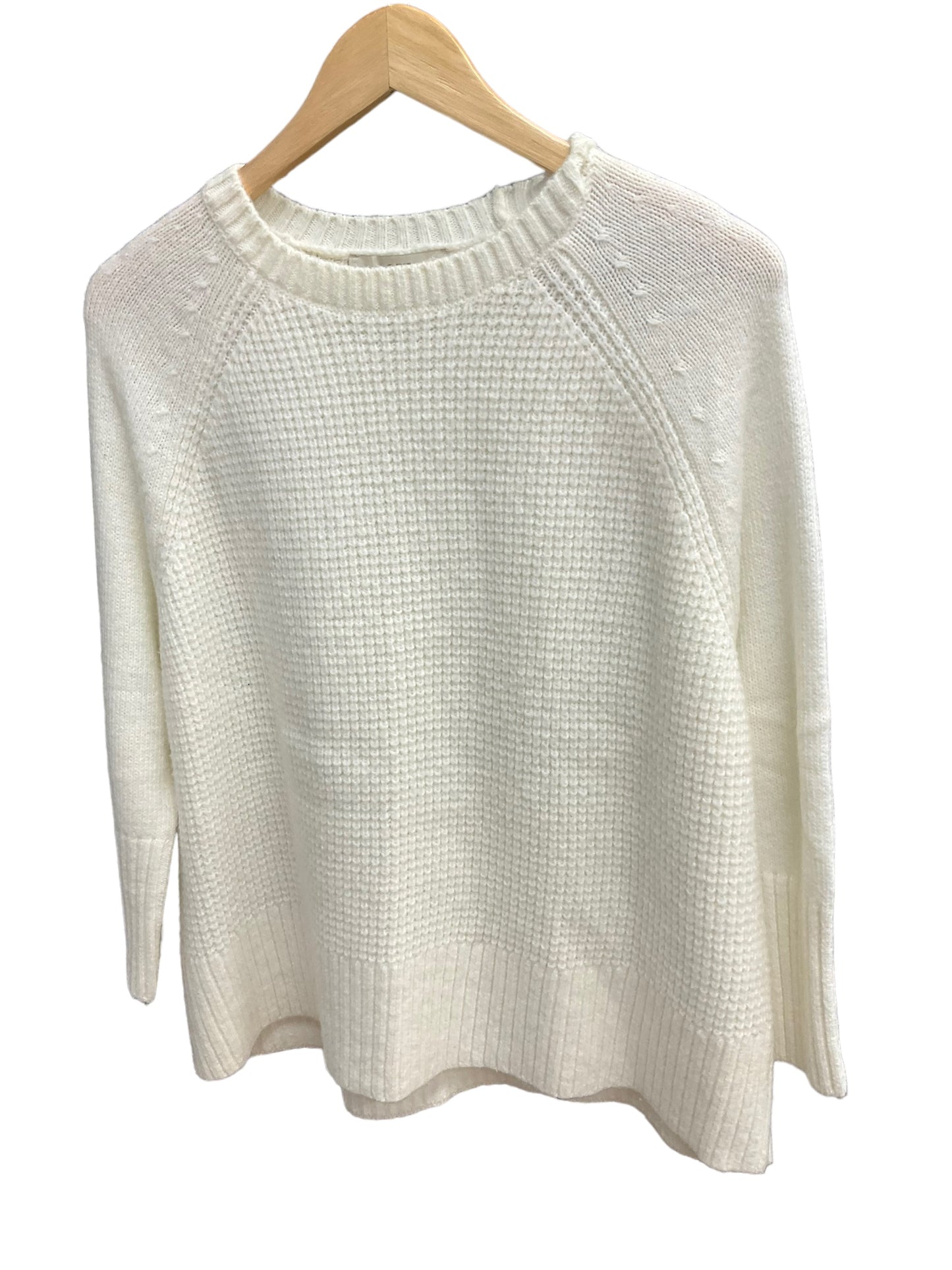 Sweater By Loft In White, Size: M