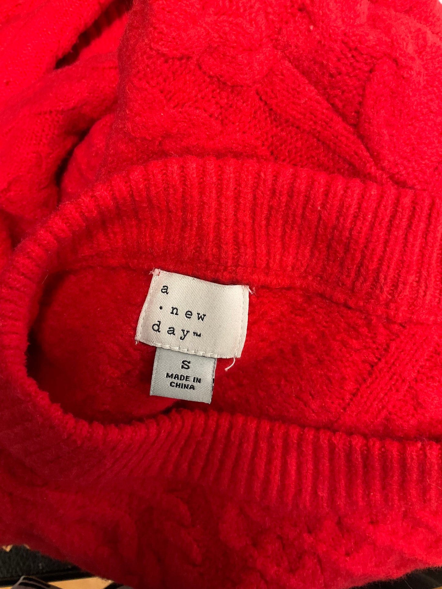 Sweater By A New Day In Red, Size: S