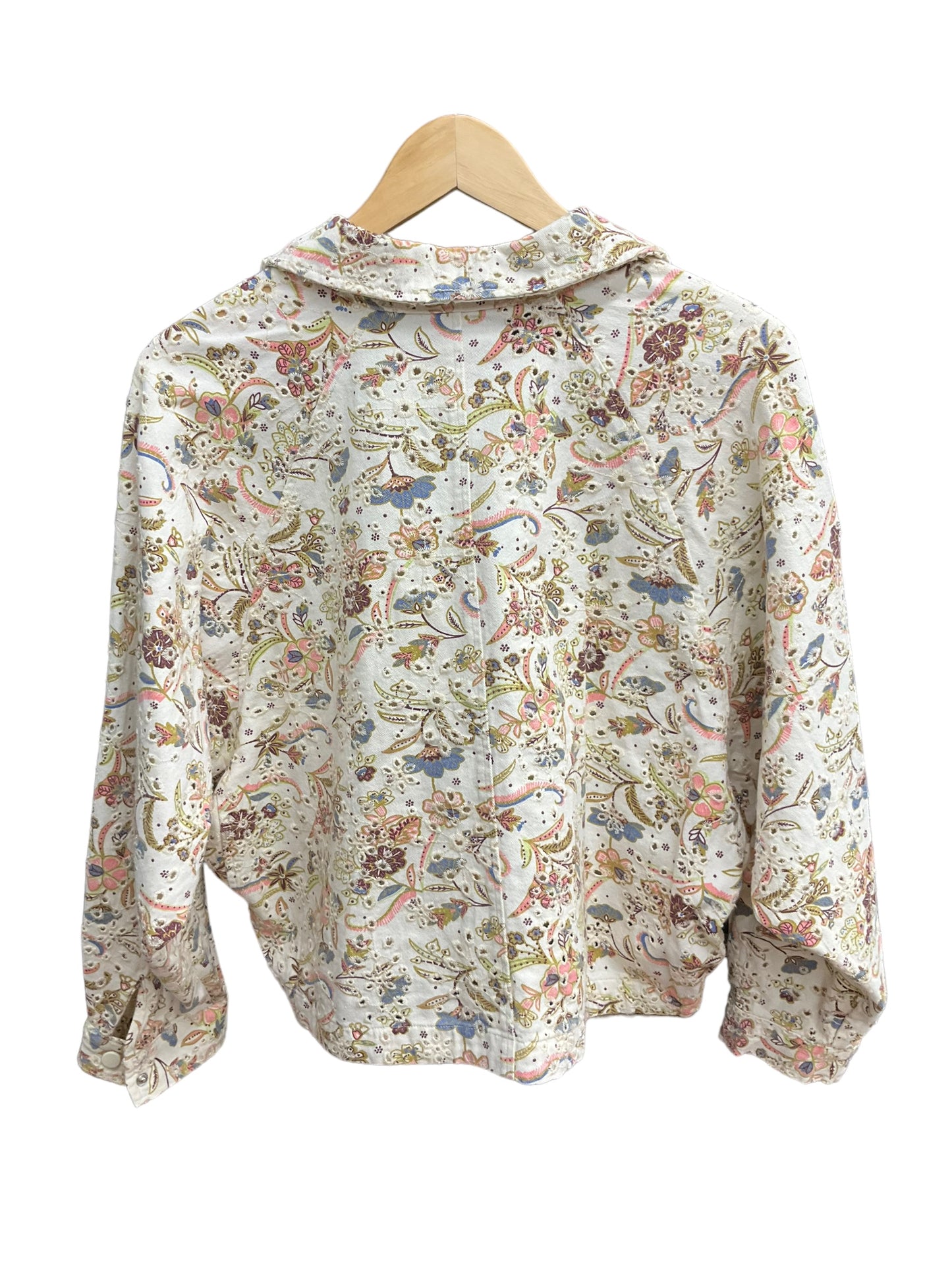 Jacket Other By Solitaire In Floral Print, Size: L