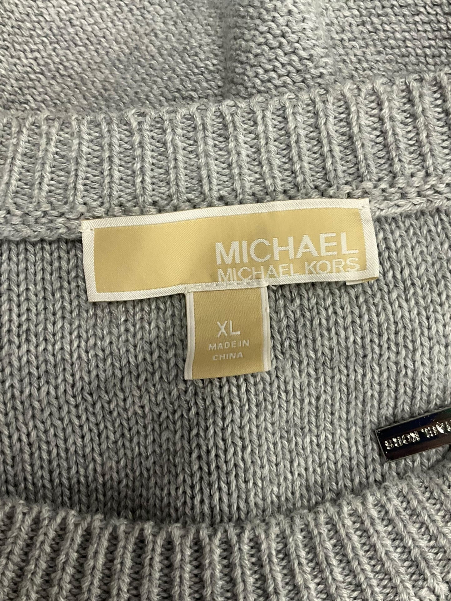 Sweater By Michael By Michael Kors In Grey, Size: Xl