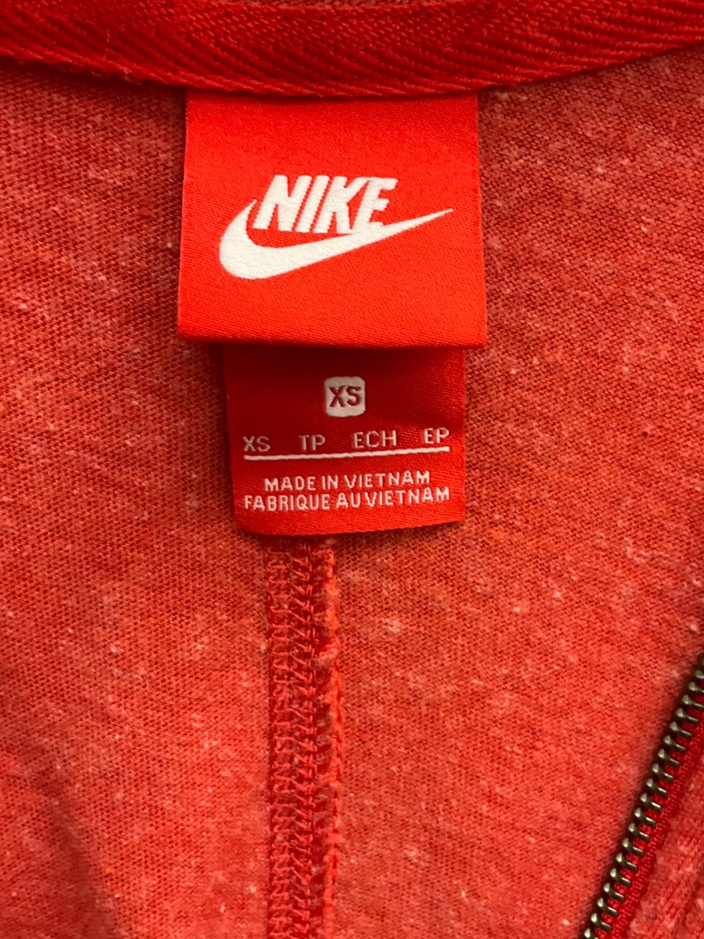 Athletic Jacket By Nike Apparel In Red, Size: Xs