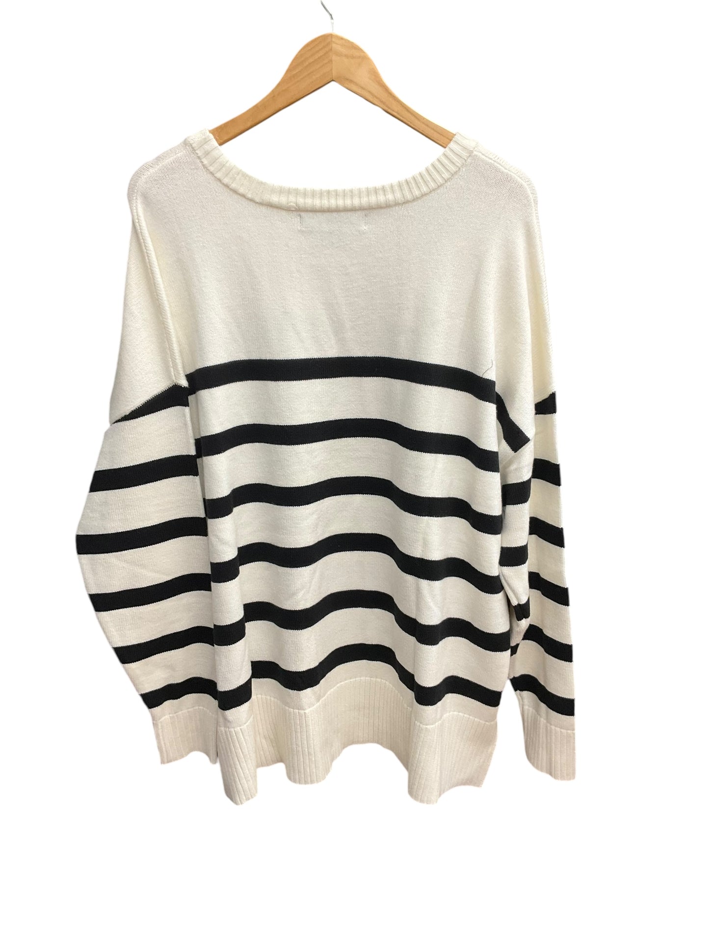 Sweater By French Connection In Striped Pattern, Size: Xxl