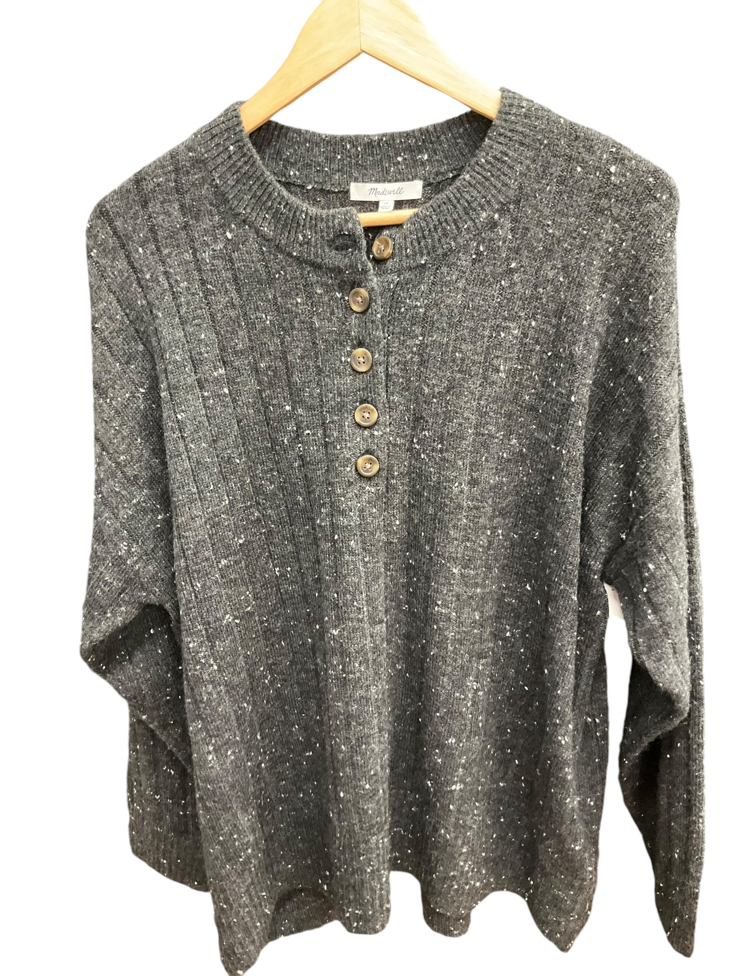 Sweater By Madewell In Grey, Size: 2x