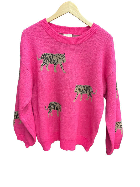 Sweater By Bibi In Pink, Size: L