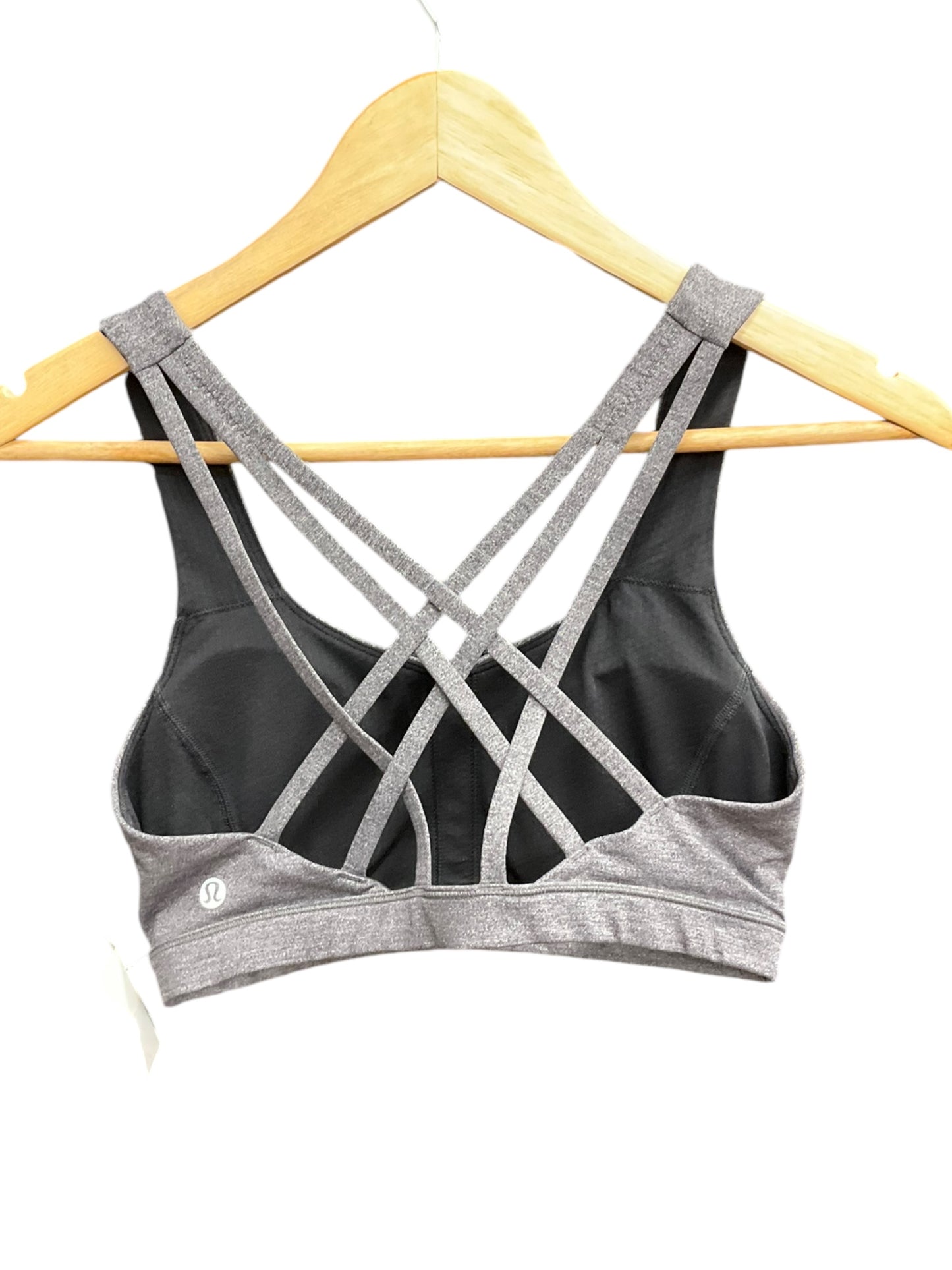 Athletic Bra By Lululemon In Grey, Size: S