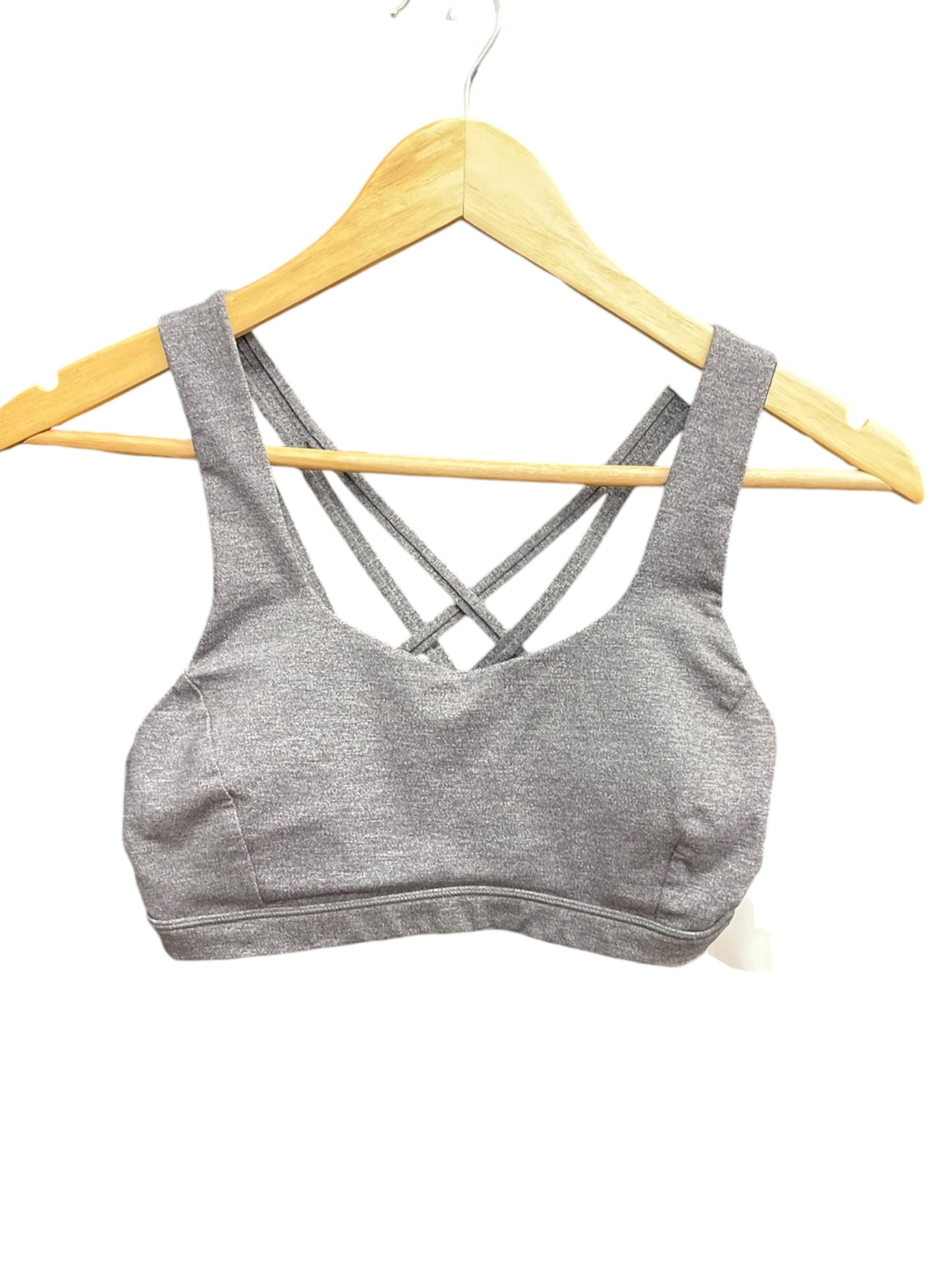 Athletic Bra By Lululemon In Grey, Size: S