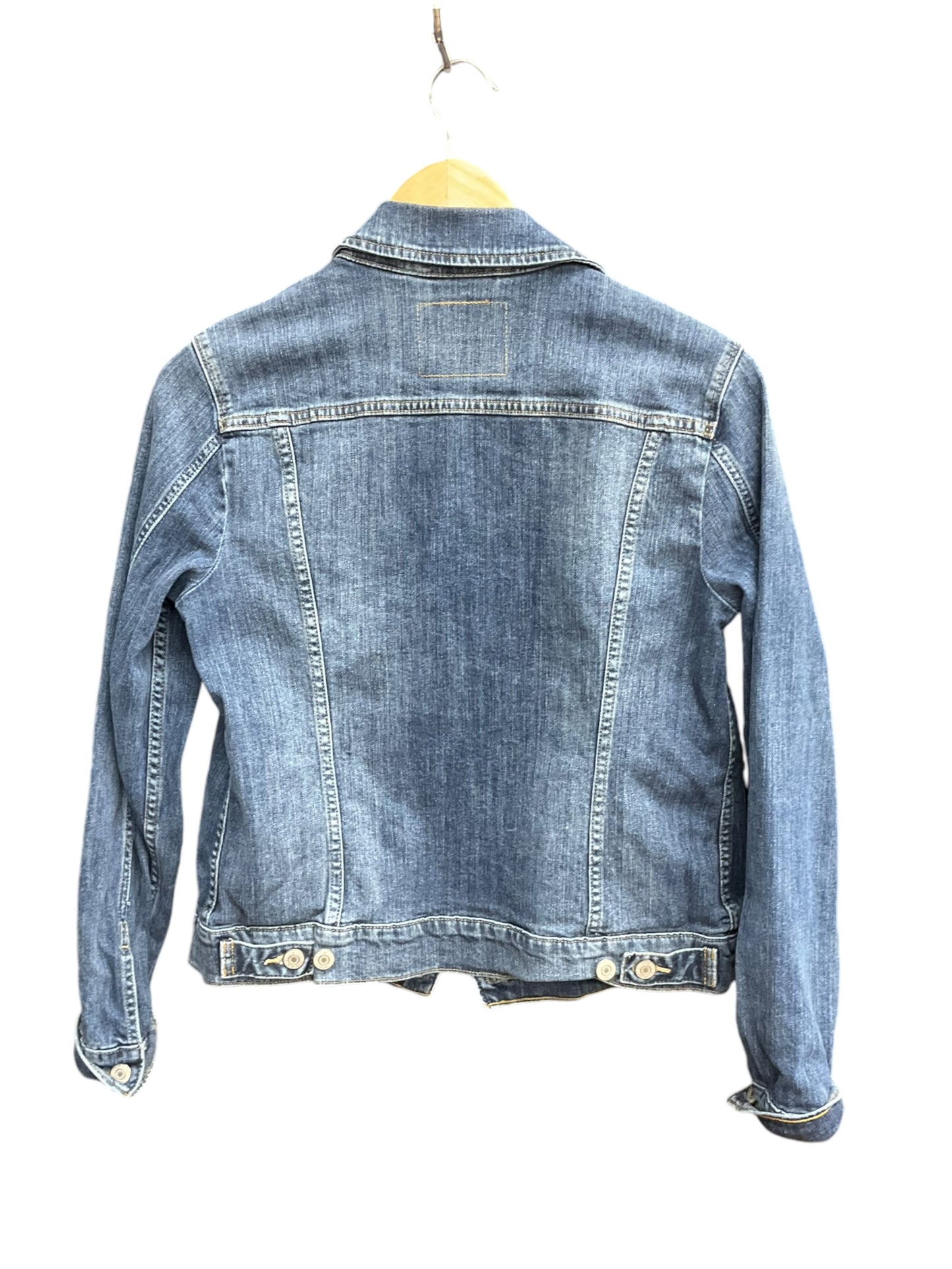 Jacket Denim By Levis In Blue Denim, Size: L