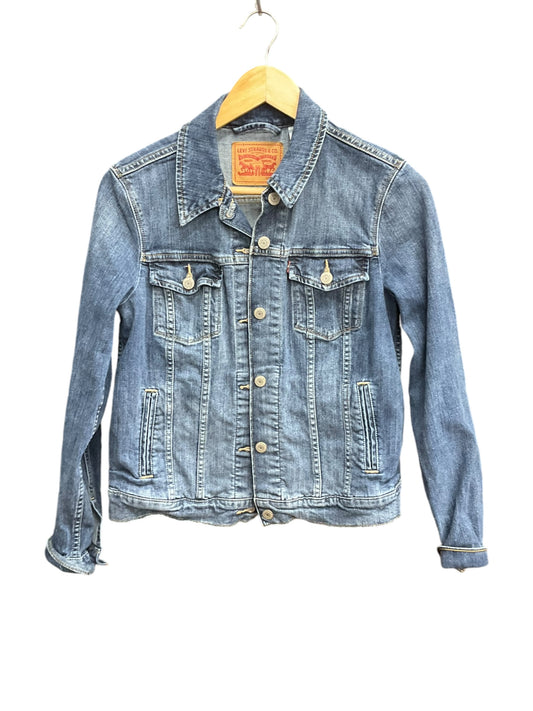 Jacket Denim By Levis In Blue Denim, Size: L