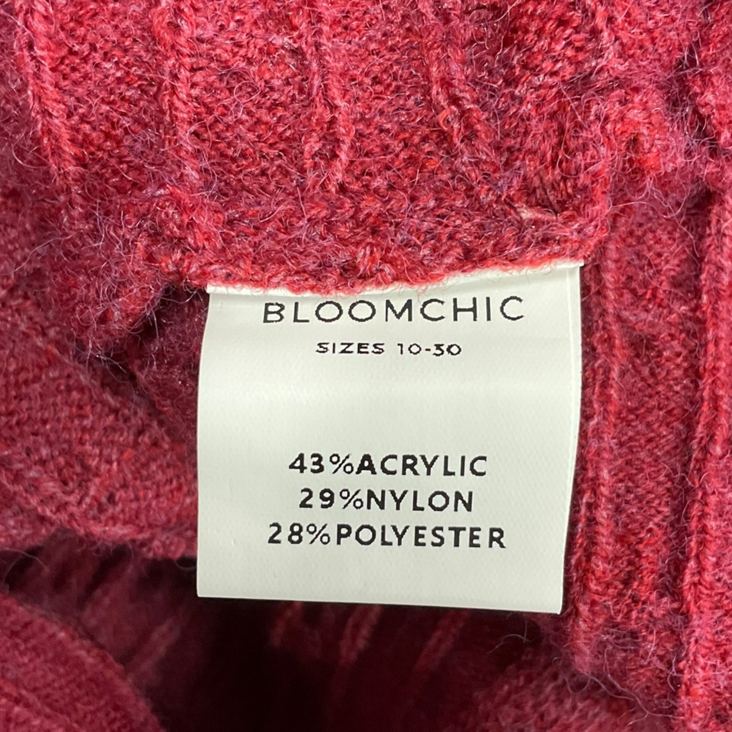 Sweater By Clothes Mentor In Raspberry, Size: 1x