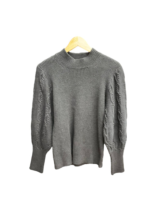 Sweater By Clothes Mentor In Charcoal, Size: M