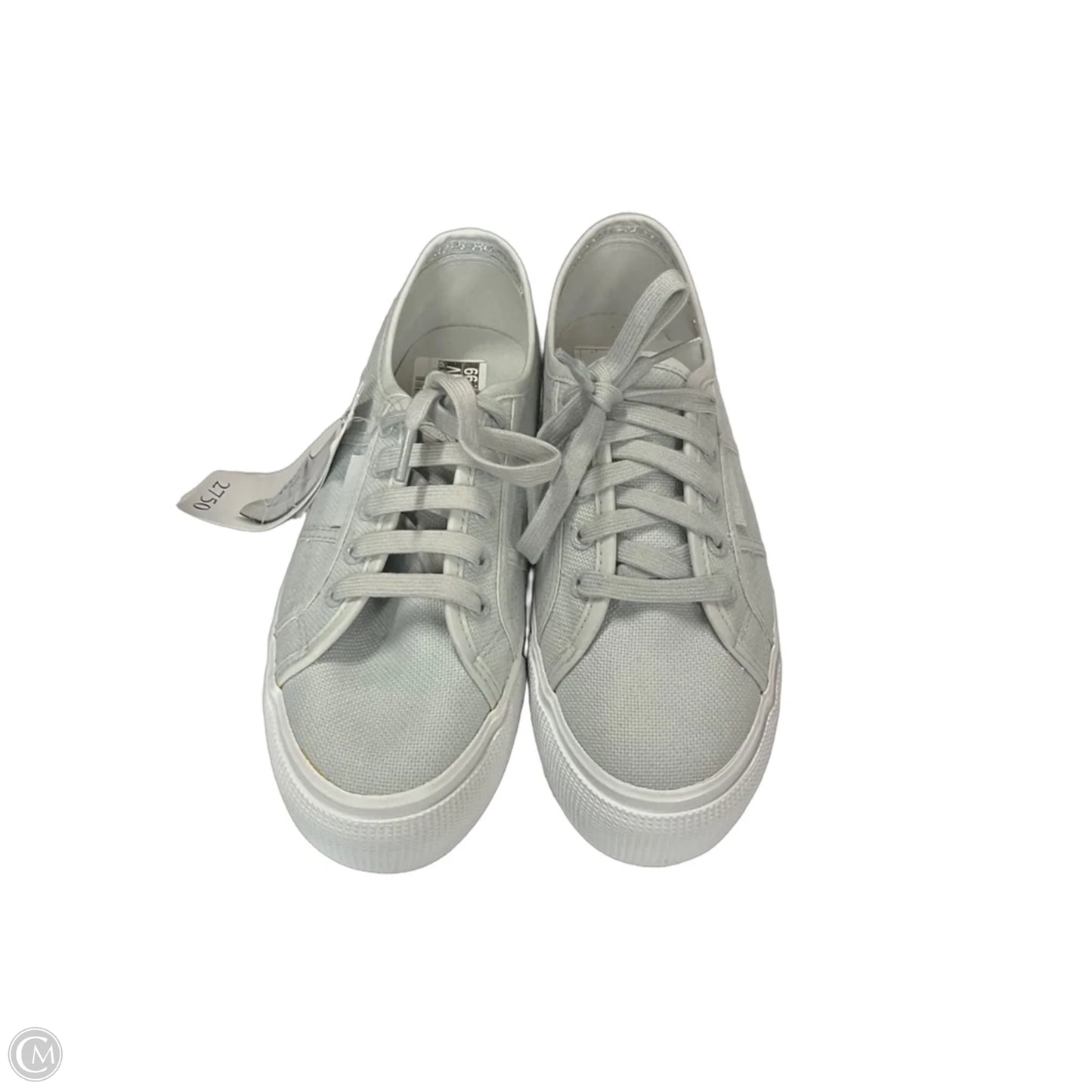 Shoes Sneakers By Superga In Grey, Size: 7.5