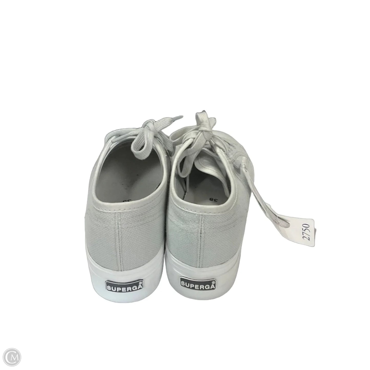Shoes Sneakers By Superga In Grey, Size: 7.5