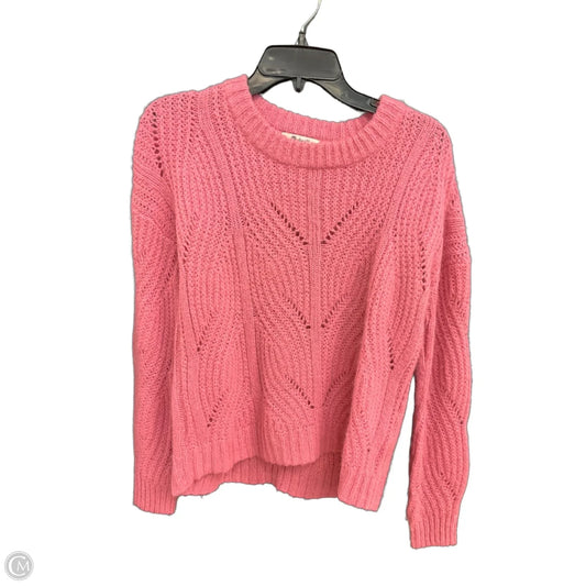 Sweater By Madewell In Pink, Size: Xs