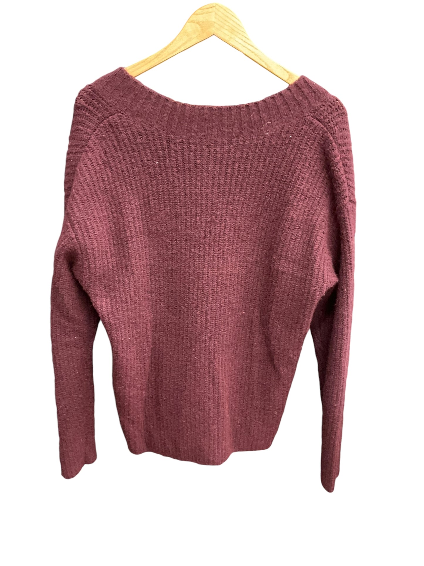 Sweater By Chelsea 28 In Maroon, Size: S