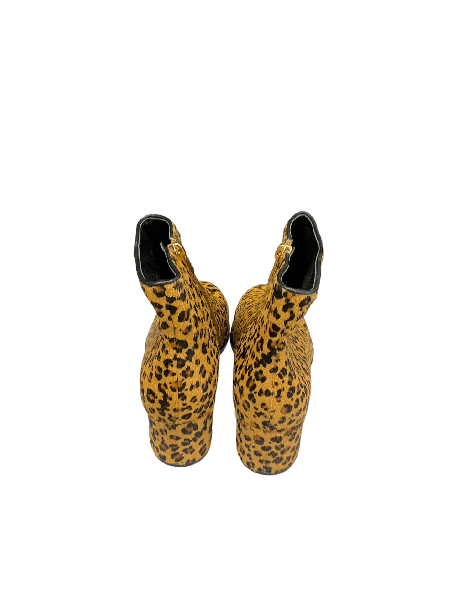 Boots Ankle Heels By Via Spiga In Animal Print, Size: 8