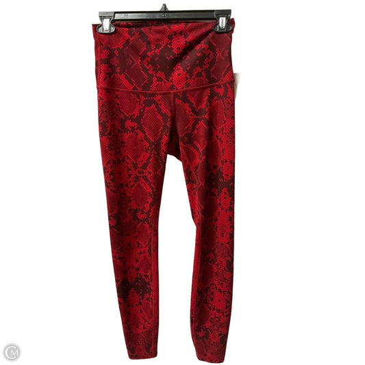 Athletic Pants By Lululemon In Red, Size: S
