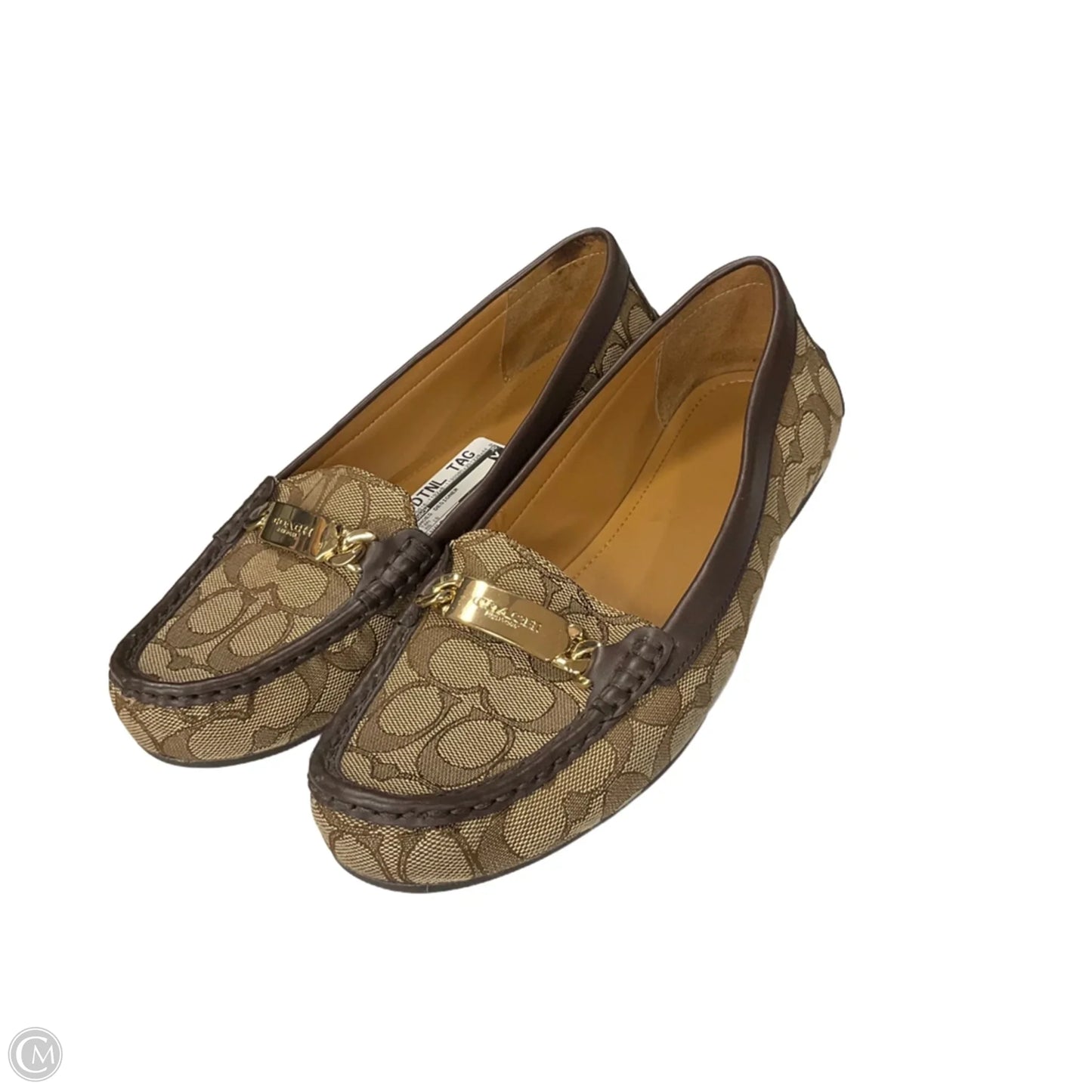 Shoes Designer By Coach In Tan, Size: 9.5