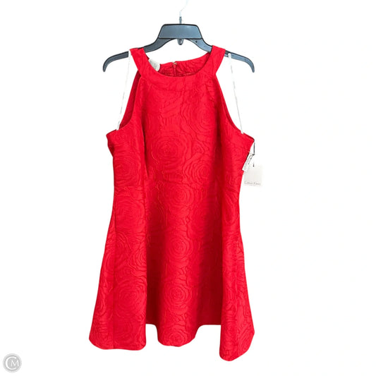 Dress Casual Midi By Calvin Klein In Red, Size: Xl