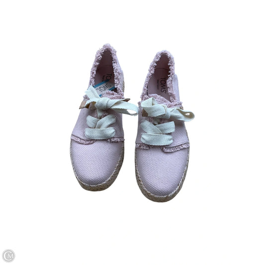 Shoes Athletic By Toms In Pink, Size: 10