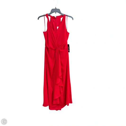 Dress Casual Maxi By White House Black Market In Red, Size: M