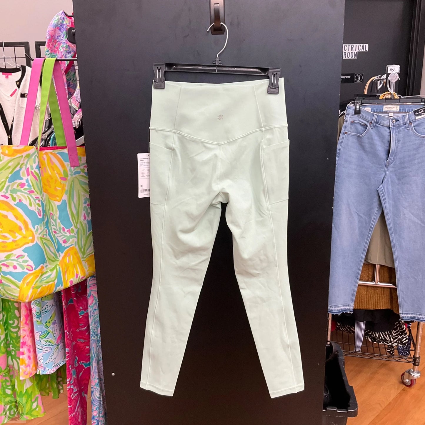 Athletic Leggings By Athleta In Green, Size: S