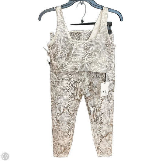 Athletic Pants 2pc By Ivl Collective In Animal Print, Size: M