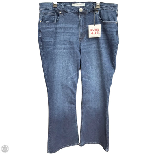 Skirt Maxi By Clothes Mentor In Blue Denim, Size: 20