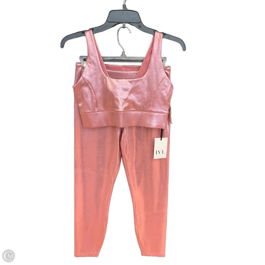 Athletic Pants 2pc By Ivl Collective In Pink, Size: M