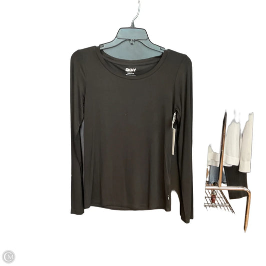 Top Long Sleeve By Dkny In Black, Size: Xs