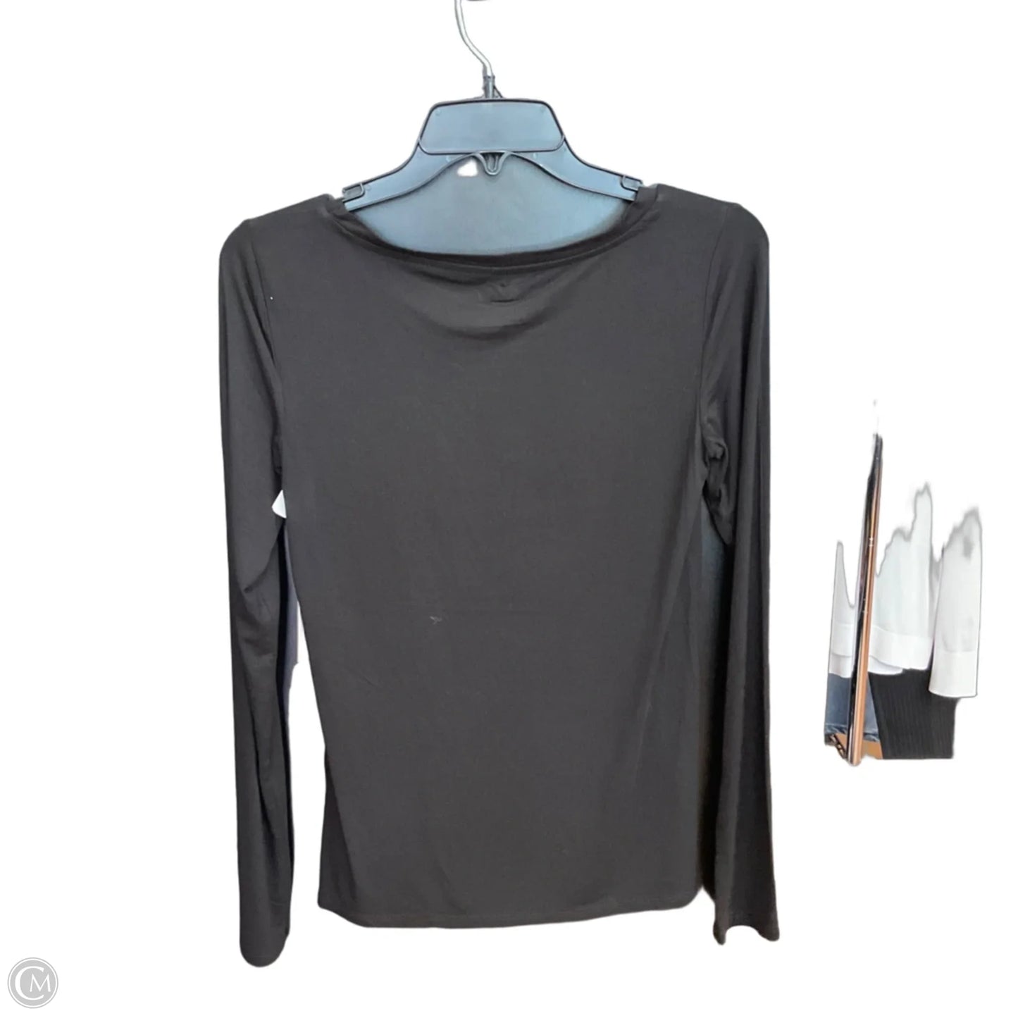Top Long Sleeve By Dkny In Black, Size: Xs