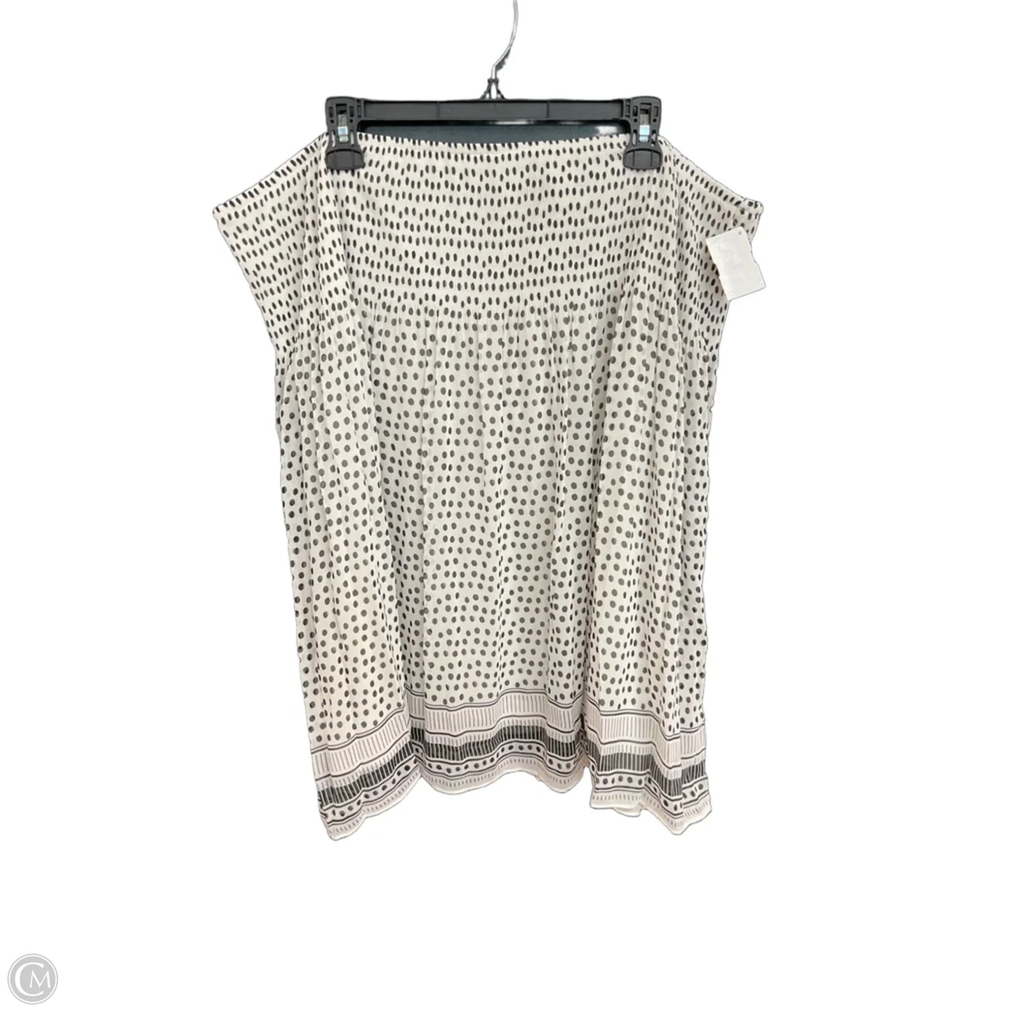 Skirt Midi By Max Studio In Black & White, Size: 3x