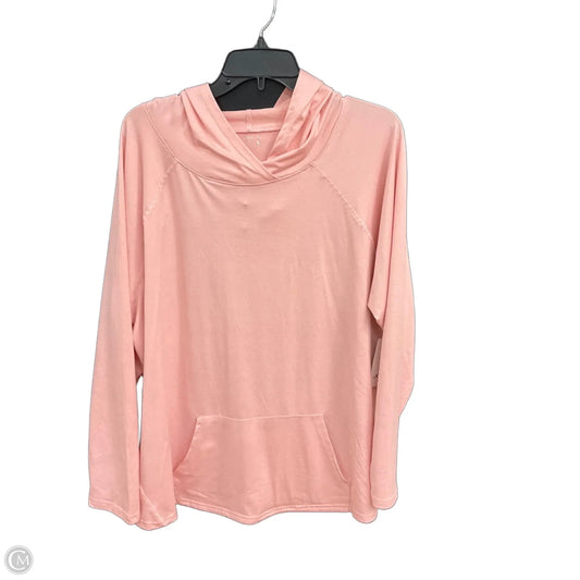 Sweatshirt Hoodie By Jockey In Pink, Size: 2x